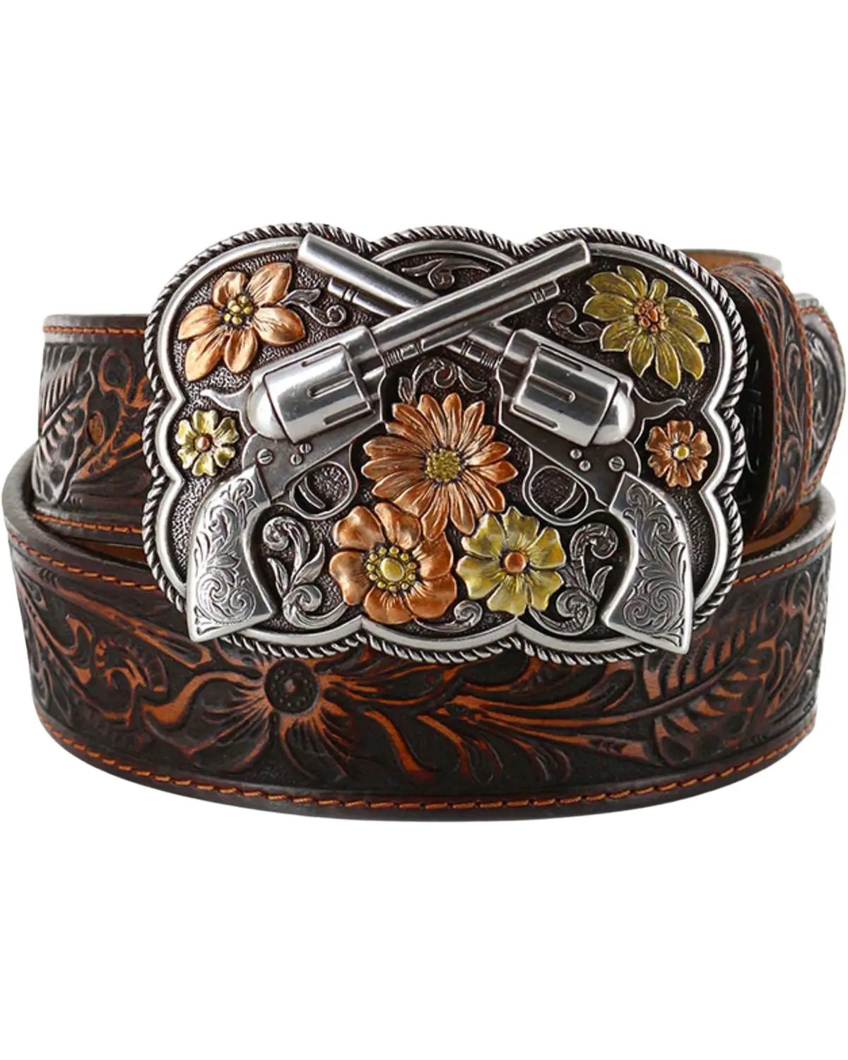 Tony Lama Women's Women'S Bandit Queen Leather Belt - C51155