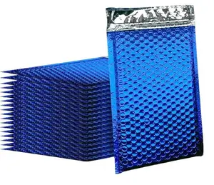 Royal Blue Metallic Bubble Mailers Size 6.5x10 Padded Envelopes Royal Blue Metallic Bubble Mailers Size 6.5x10 Padded Envelopes