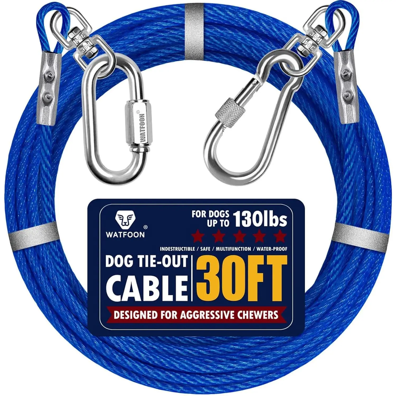 30ft Blue