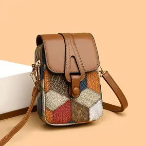 New Women's Fashion Wallet, Korean Style Color-Block Mini Crossbody Bag, Versatile Shoulder Phone Purse for Women, Fashionable Crossbody Bag, Casual Trendy Purses, Stylish Crossbody Bag, Crossbody Shoulder Bags