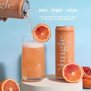 Blood Orange Elderflower Mimosa Mocktail