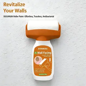Wall Paint Repair Roller:A wall repair tool designed for roll-on touch-ups.Specifically formulated to treat damp and moldy walls,it effortlessly removes surface stains.Features eco-friendly,water-based paint with no unpleasant odors.