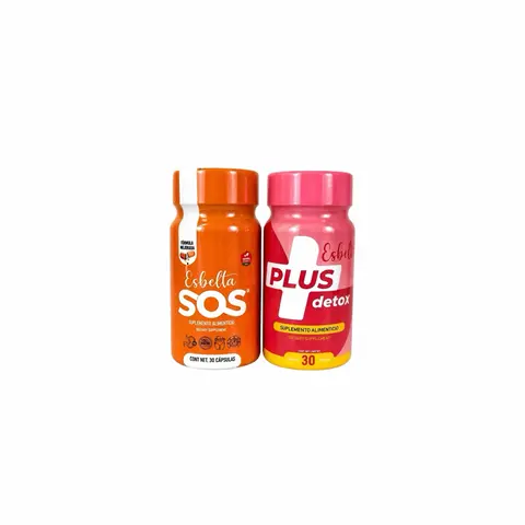 Esbelta SOS & Esbelta Plus food supplement Dietary Supplement Kit – 30 Capsules Each Nutritional Dietary Supplement