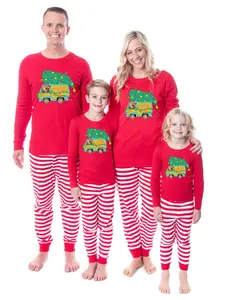 Scooby-Doo Mystery Machine The Gang Shaggy Christmas Tree Tight Fit Family Pajama Set