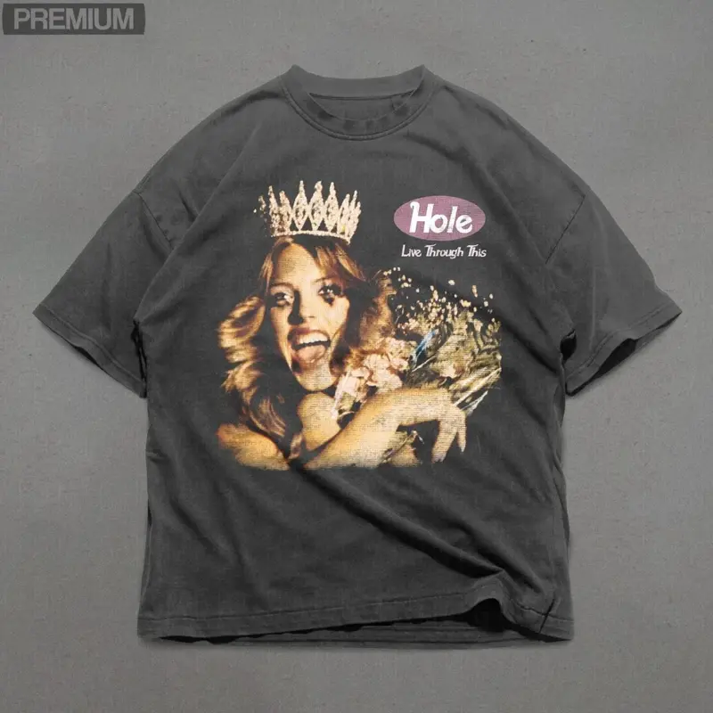 Hole band graphic shirts - TikTok Shop