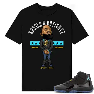 Unisex T-shirt To Match Sneakers Jordan 11 Retro Gamma - Hussle-and-Motivate. 100% Cotton for Casual Wear. Comfortable Summer Unisex T-Shirt to match Jordan Sneaker. Streetwear Style. urban outfitters