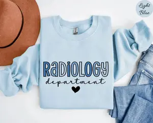 Radiology T-Shirt or Sweatshirt, Radiology Department Shirt, RAD Tech Tshirt, Xray Tech tee, X-ray Technologist, CT MRI Tech Shirt Cotton