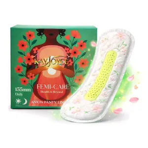 KayJoyce FEMI-CARE Daily Protection Anion Panty Liners 155mm 20 Pads for Freshness Comfort and Confidence