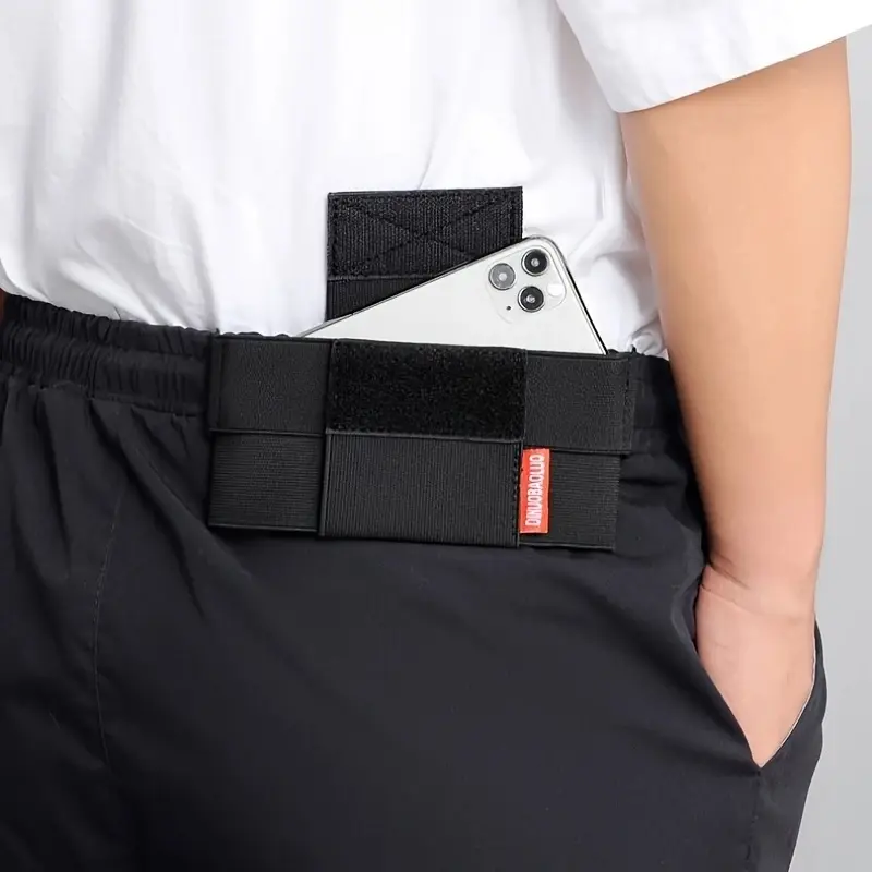 Outdoor Stretch Phone Pouch for Men and Women, Multifunctional Secure Storage Bag for Mobile and Power Bank, Lightweight Waist Bags, Versatile Waist Bag for Easy Carrying, Adjustable Waistband Bag, Waist Pack