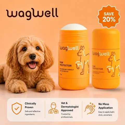 WAGWELL Paw Protector - Compatible with Various Pets, Durable Design for Safe Protection