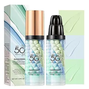 Primer Face Makeup with SPF 50, Color Correcting Primer, Hydrating Face Primer for Makeup, Color Corrector for Redness Waterproof & Long Lasting & Oil Control, Protection Immediately