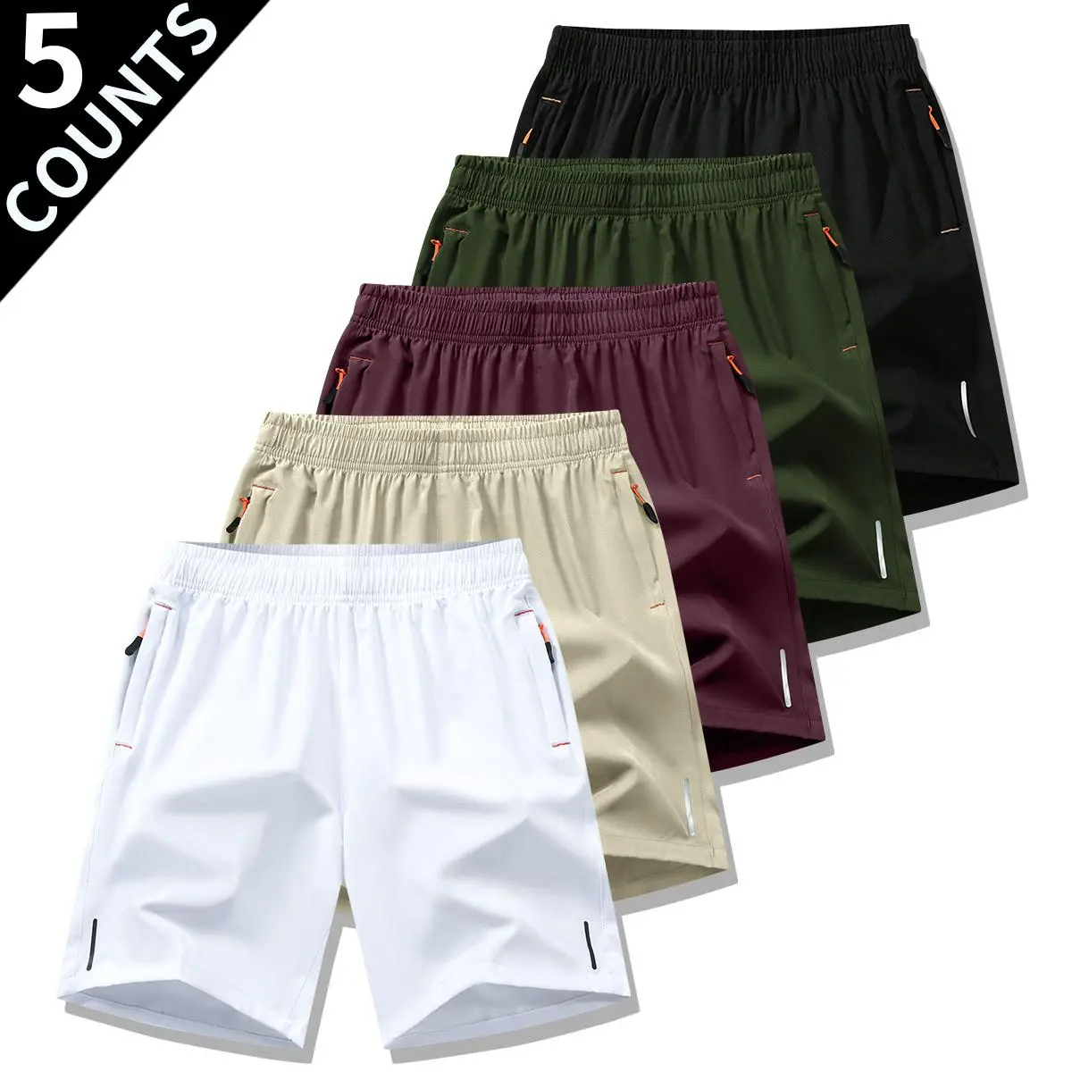 White, khaki, wine red, army green, black