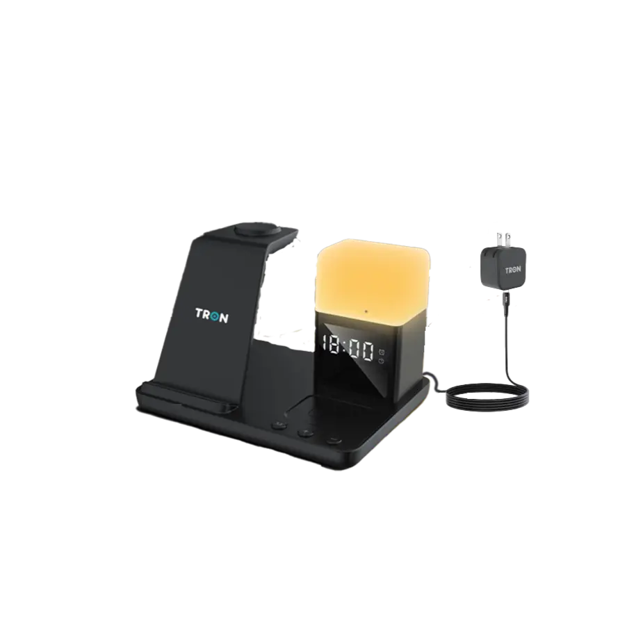 6-in-1 Wireless Charging Station | Phone, Watch, AirPods + USB Ports | 15W