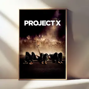 Project X Retro Vintage Poster | Minimalist Movie Poster | Retro Vintage Art Print | Wall Art | Home Decor