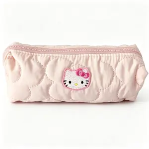 Sanrio Hello Kitty Aesthetic Pencil Case, Cute Zipper Pouch for School Supplies, Functional Luggage & Bags Make-up Bag