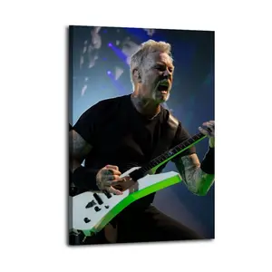 James Hetfield Canvas Aesthetic For The Bedroom Wall Sitting Room Dormitory Wall Office Wall Poster Decorative Painting Canvas Wall