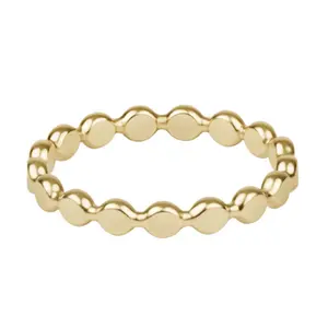 Enewton Classic Gold 2.5MM Beaded Disc Ring