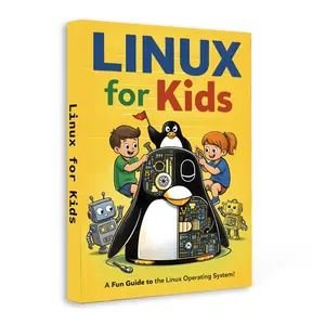 Tech Books for Kids | Linux Learning, Operating System, Coding Basics, Computer Commands, and STEM Education