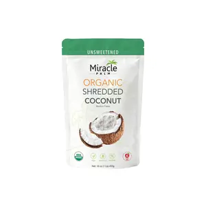 Miracle Palm Organic Unsweetened Shredded Medium Coconut