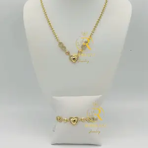 Rodriguezjewelry # 2961 necklace ( 18 inches )# 2962 bracelet (6.5 inches plus 2 of extension)