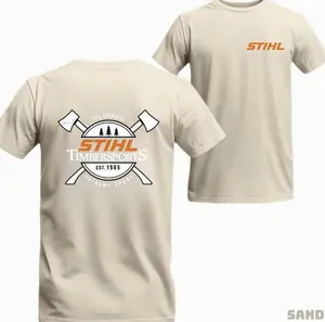 [HOT] STIHL Timber Sports Lumberjack Axes TShirt, Extreme Wood Chopping Contest Tee, Outdoor Adventure Lovers Shirt, Vintage Forest Logger Graphic Top, Fall Season Gift - Ready to Ship