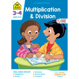 Multiplication & Division Grades 3-4 Workbook