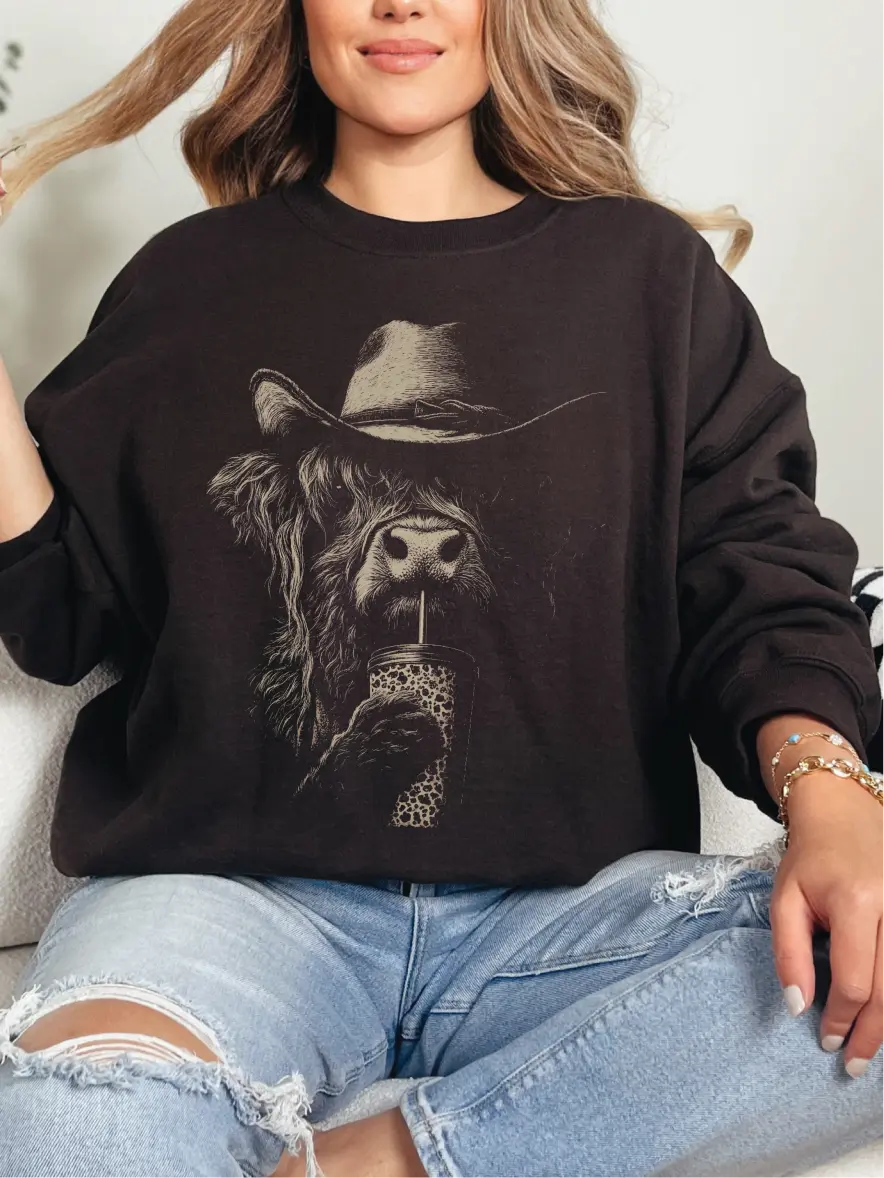 Southern Sips ~ Unisex Crewneck Sweatshirts Printed in the USA