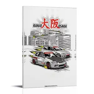 Honda-Civic Poster Posters Music Album Cover Posters Canvas Wall Art High-Resolution Vintage Band & Artist Prints for Room