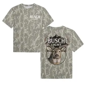 MHC Mossy Oak Camouflage Whitetail Deer Hunting Graphic Unisex Cotton Tee