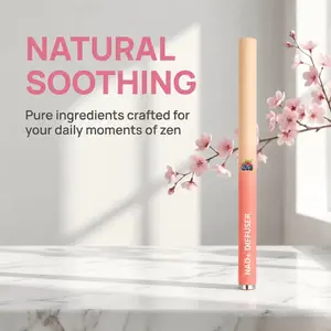 Portable Mini Herbal Essential Oil Stick, Fresh Mint Aroma, Aromatherapy Relief for Long Travel, Sedentary and Home Use