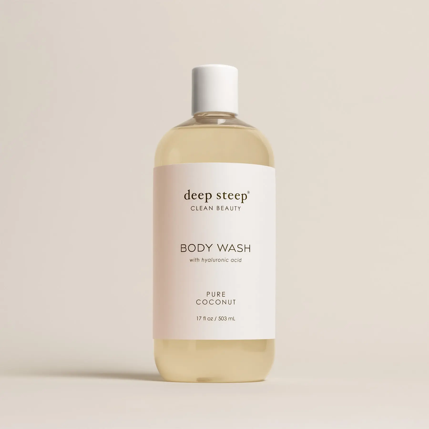 Organic Pure Coconut Body Wash - Moisturizing Body Care Cleanser with Shea, Aloe Vera, Argan, Cocoa, Hyaluronic Acid, Scented for Sensitive Skin, Soothing