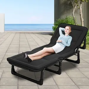 Outdoor fishing bed dual-purpose folding bed, office nap bed, single bed, household simple nap bed, adult marching bed, reclining chair, camping bed, travel bed, accompanying bed, portable small bed