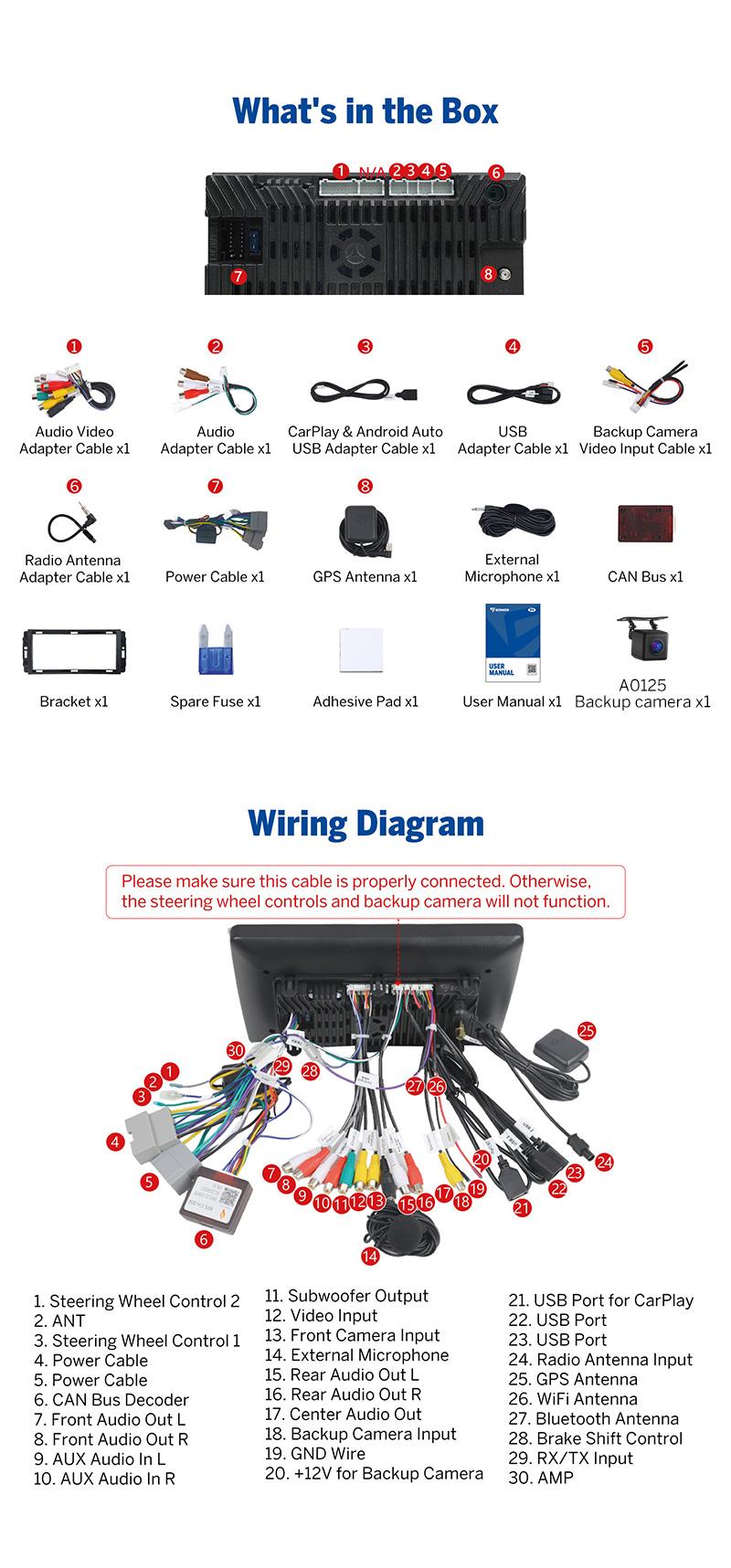 EONON Car Stereo for Jeep Chrysler Dodge Ram 1500 2500 3500, Wrangler, Wireless CarPlay & Android Auto Car Radio Touch screen, 10.1" Android 14 Car head unit, 4GB RAM, 64GB ROM, SWC, Bluetooth, GPS Navigation, Sub, Jumpstart Sale - GPX7A