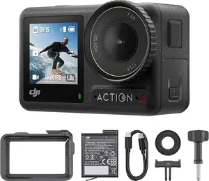 DJI Osmo Action 4 Essential Combo Waterproof Action Camera - 1/1.3" Sensor