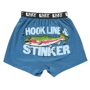 Hook, Line & Stinker Men's Funny Boxer Short