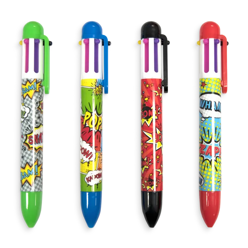 6 Click Pens: Comic Attach