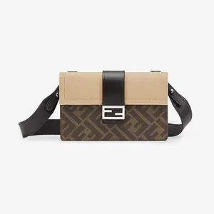Pre-owned FENDI canvas Crossbody Bags Preowned Convertible FF crossbody bag
