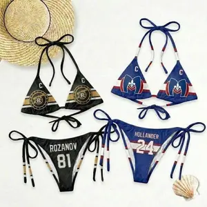 Rozanov 81 Bikini Set, Summer Swimming Bikini Set for Women, High Waisted Beach and Swimsuit Set