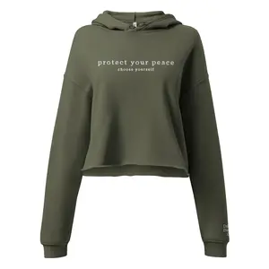 Protect Your Peace | Cropped Hoodie