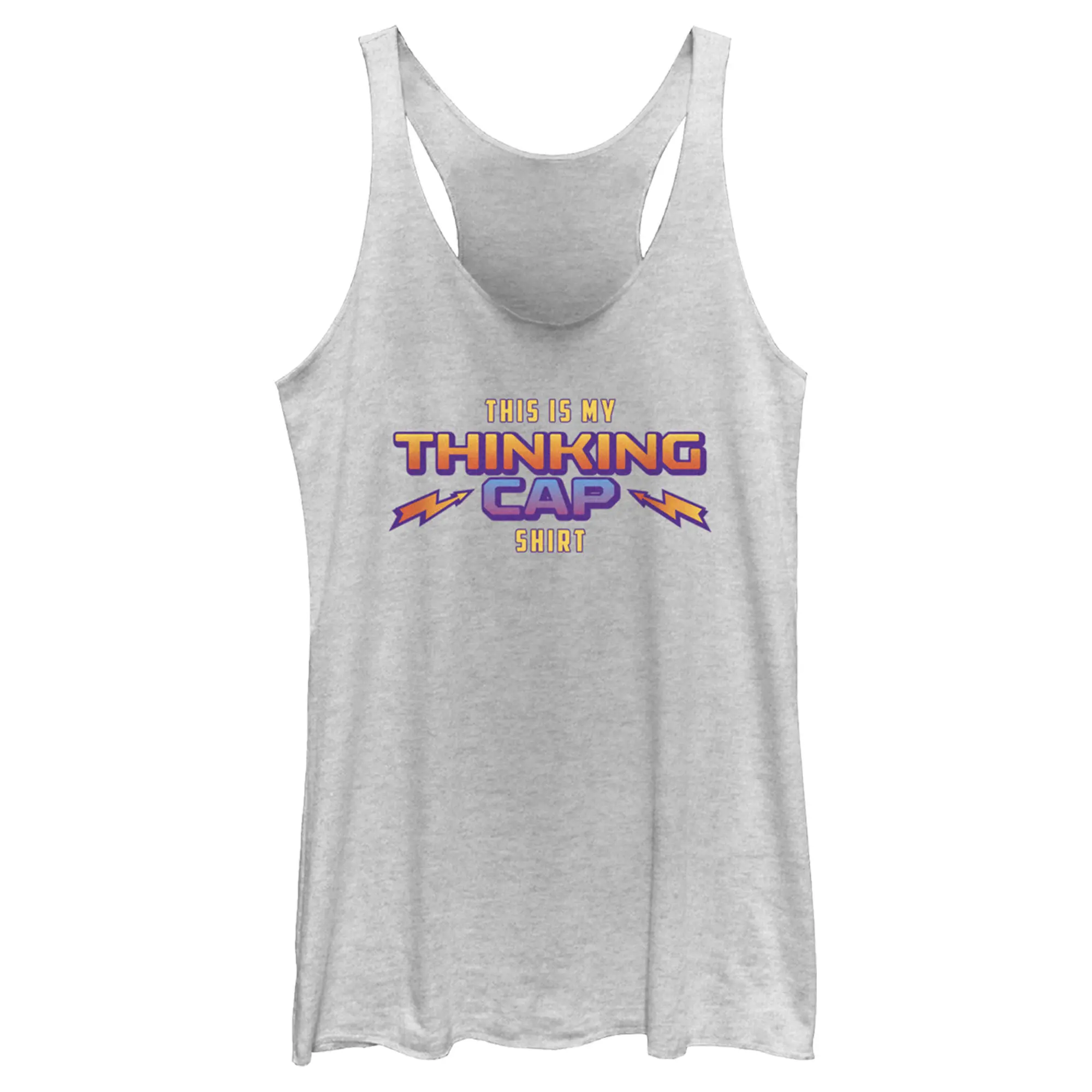 Women's Stranger Things Dustin's Thinking Cap Costume Racerback Tank Top