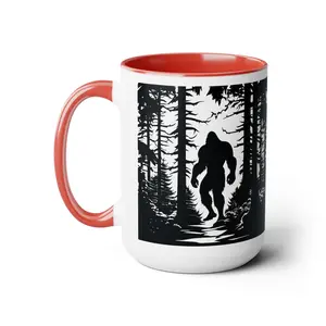 Bigfoot, Sasquatch, Bigfoot gifts, Bigfoot mug, Bigfoot cup, Bigfoot mug, Coffee Mugs, 15oz