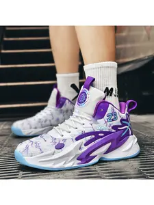 Women's basketball shoes and sports shoes, with a lightweight upper that is breathable and tough to wrap around, a wrap around support structure that stabilizes the ankle, suitable for daily outdoor leisure, running, basketball, and other scenarios