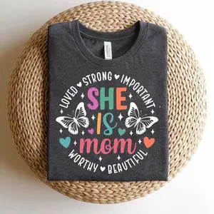 Motherhood Shirt, She Is Mom Shirt, Mother's Day Shirt, Funny Mother's Day Shirt Mother's Day Sweatshirt, Mother's Day Gift,Gift For Mom