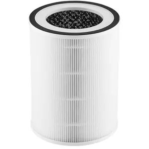 VEVOR Air Purifier Replacement Filter, H11, 2-in-1 Compact & Lightweight Replacement Filter with PET Pre-Filter, Easy-to-Grab Purifier Filter with Non-Woven Fabric, Fit for Cylindrical Purifier