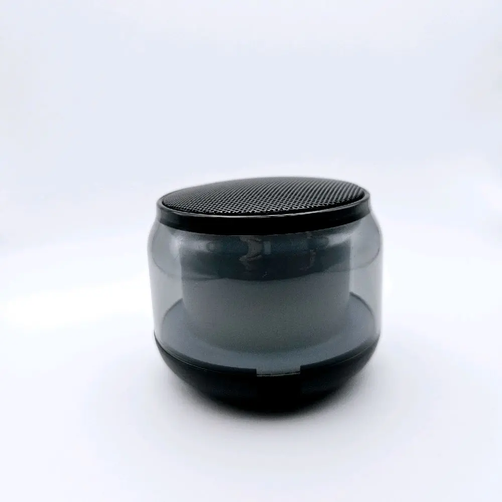 Molaisem Mini Compact Portable Wireless Bluetooth 5.0 Speaker - Stereo Audio, Rechargeable LED Light Tech Gadget, Compatible with Smartphone Cable Connections