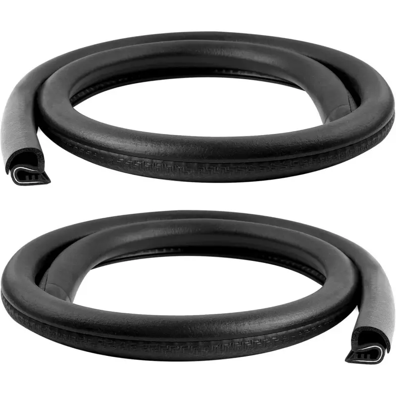 YXCY 2 Pcs B Pillar Sealing Barrier - Weather Removal Guard For Car Soundproofed, Auto Finishing Edge Protector For SUV Truck RV | High Density Rubber Seal | Steel Frame with Buckle EPDM Rubber Strip