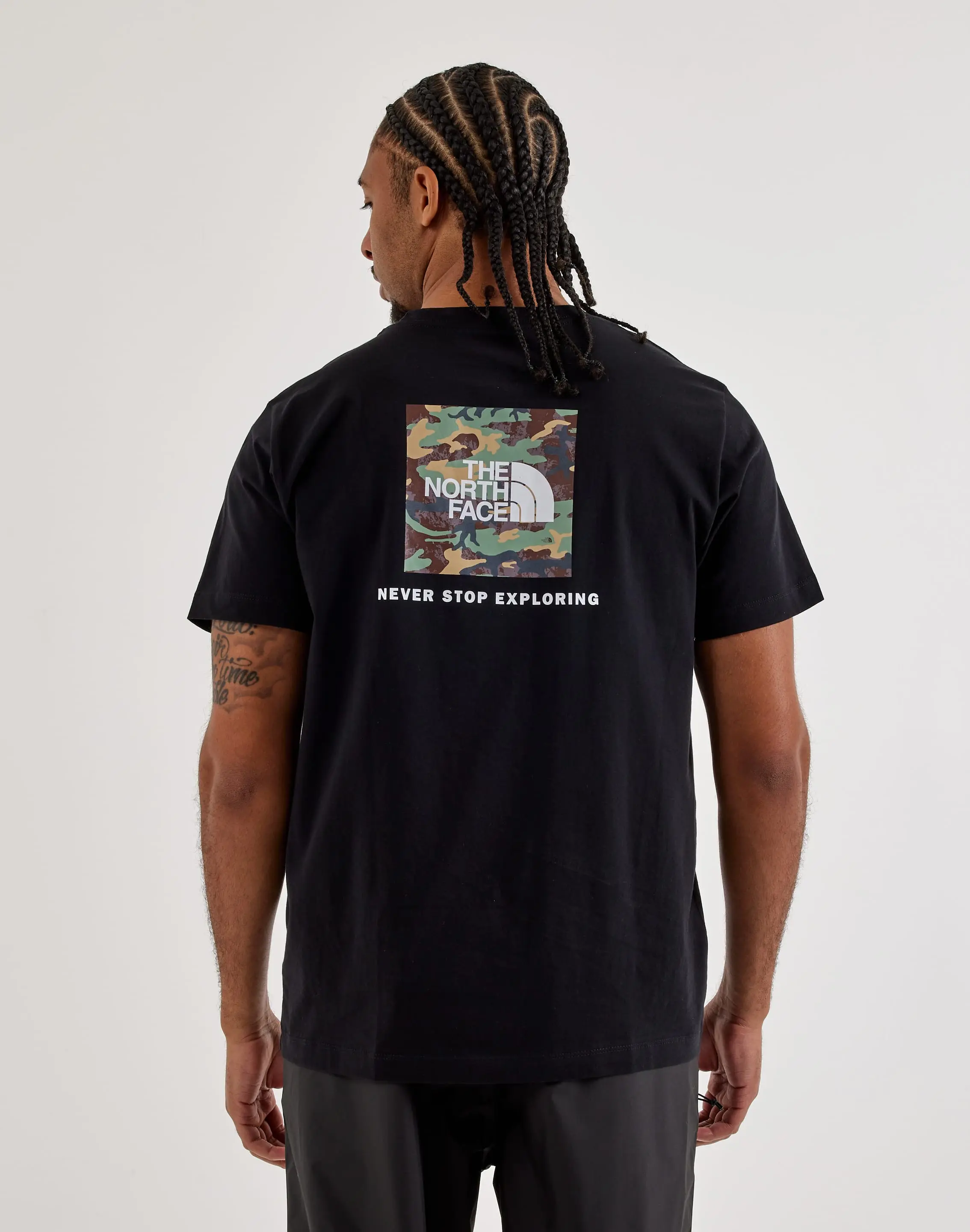 Mens The North Face Evolution Box Logo Tee