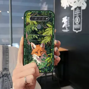 protective Cover Phone Case For LG Stylo6 Durable Shockproof TPU Card slot Dirt-resistant Card sleeve Back Cover Silicone Anti-dust Soft case Full wrap Graffiti Anti-knock Cartoon