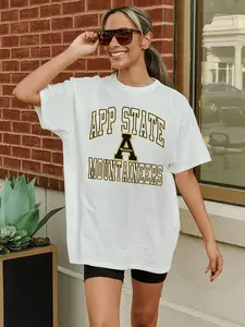 APPALACHIAN STATE MOUNTAINEERS Up Your Game Oversized Tee By Madi Prewett Troutt