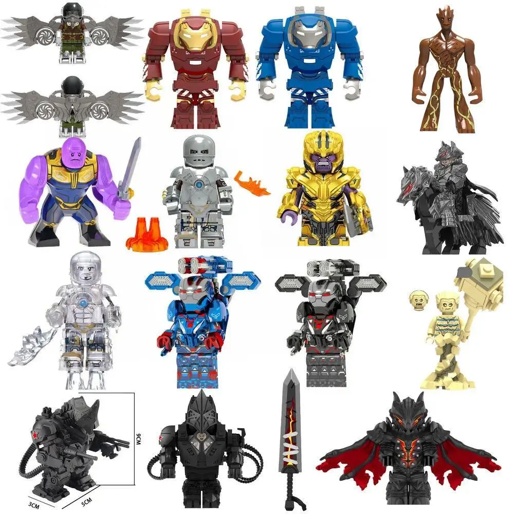 Anime & Manga Hero Construction Bricks & Parts Collectibles - Children's Minifigure Movie Character Assembling Toy, Festive Party Gift